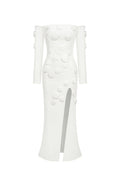 Roie Off Shoulder Maxi Bandage Dress	