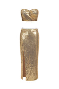 Donnica Strapless Midi Dress	