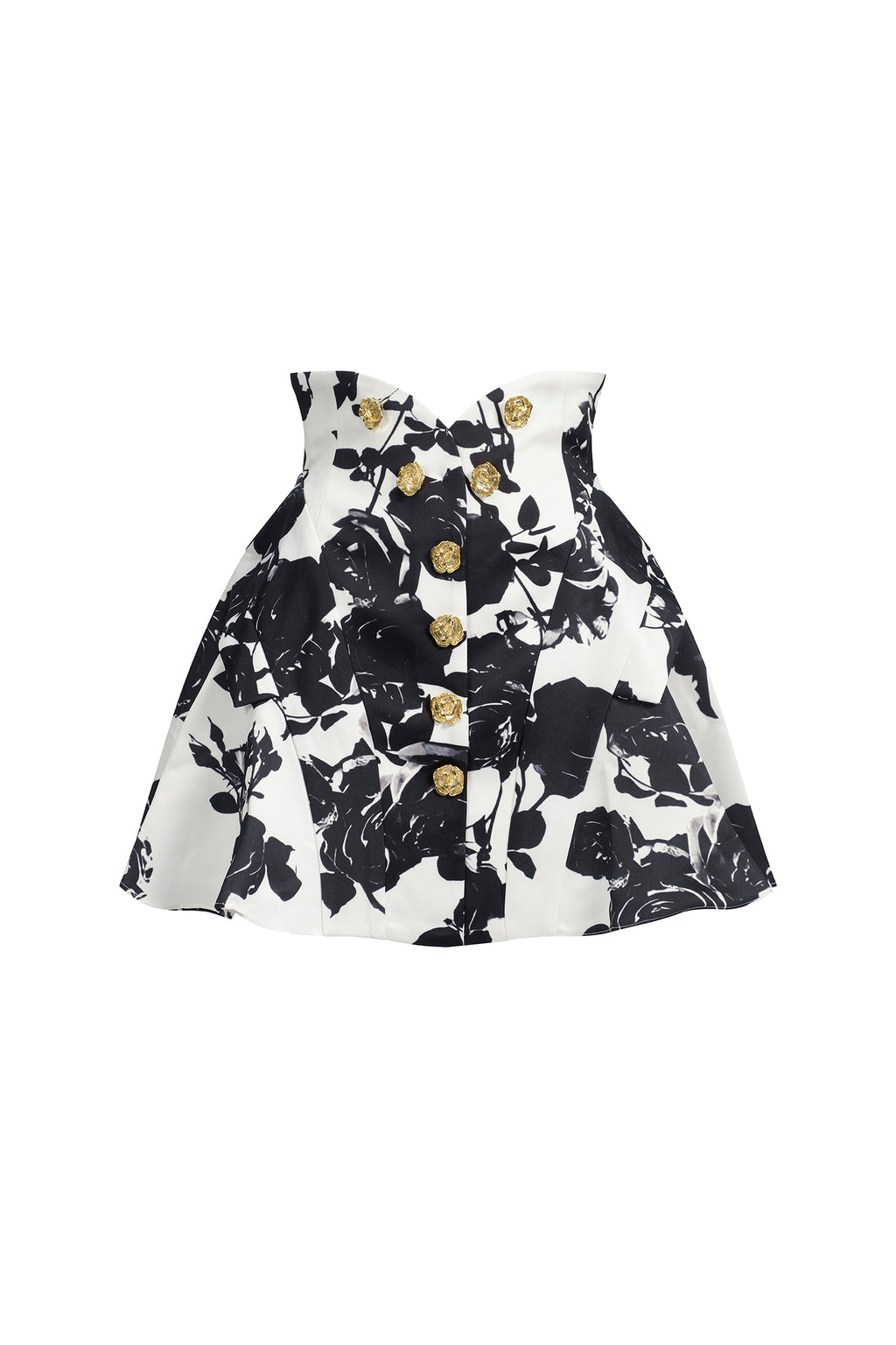 Eithne Long Sleeve Printing Mini Two-Piece Set	