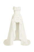 Tabitha Sleeveless Flowers Trailing Maxi Dress	