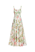 Zoey Sleeveless Printing Maxi Dress	