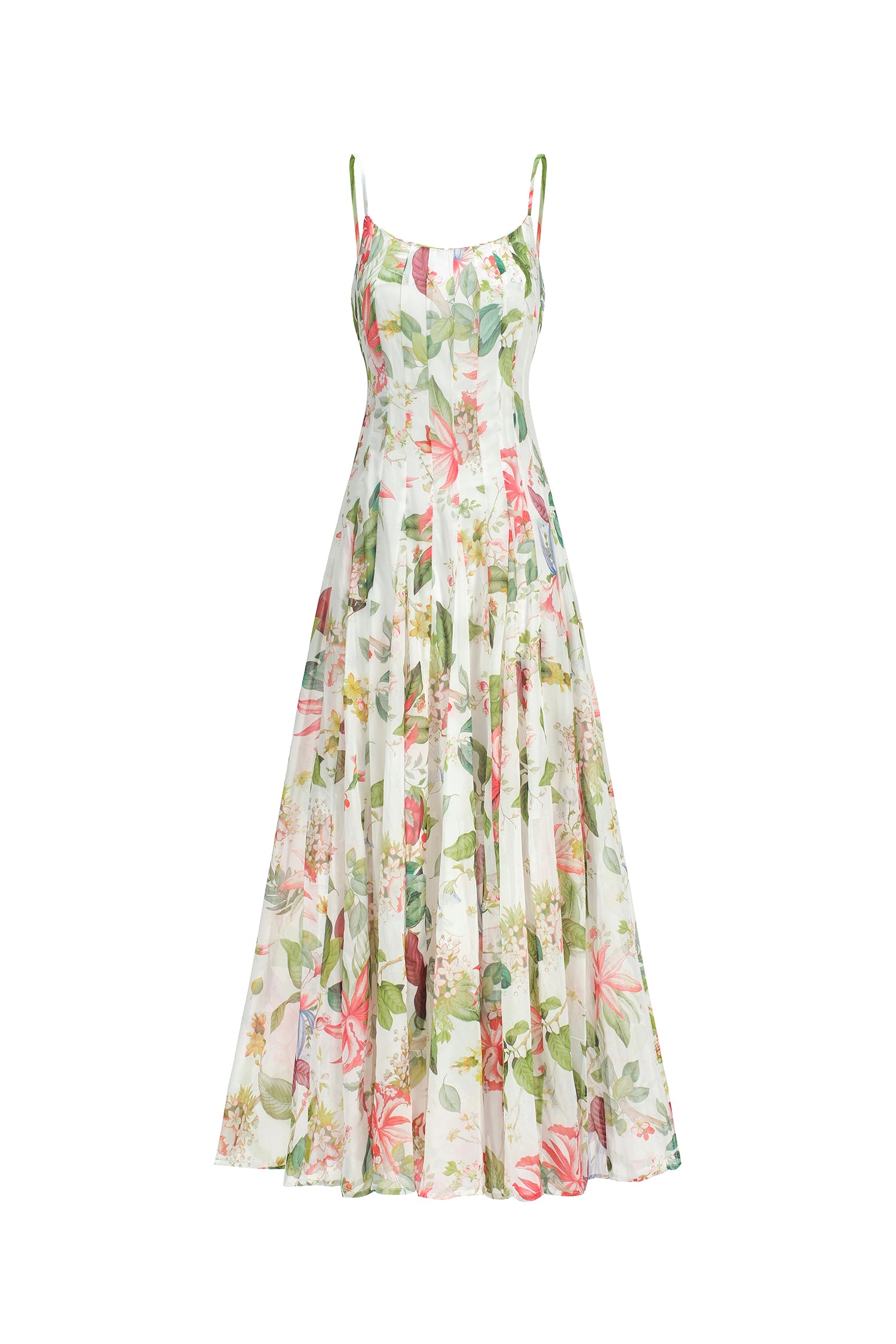 Zoey Sleeveless Printing Maxi Dress	