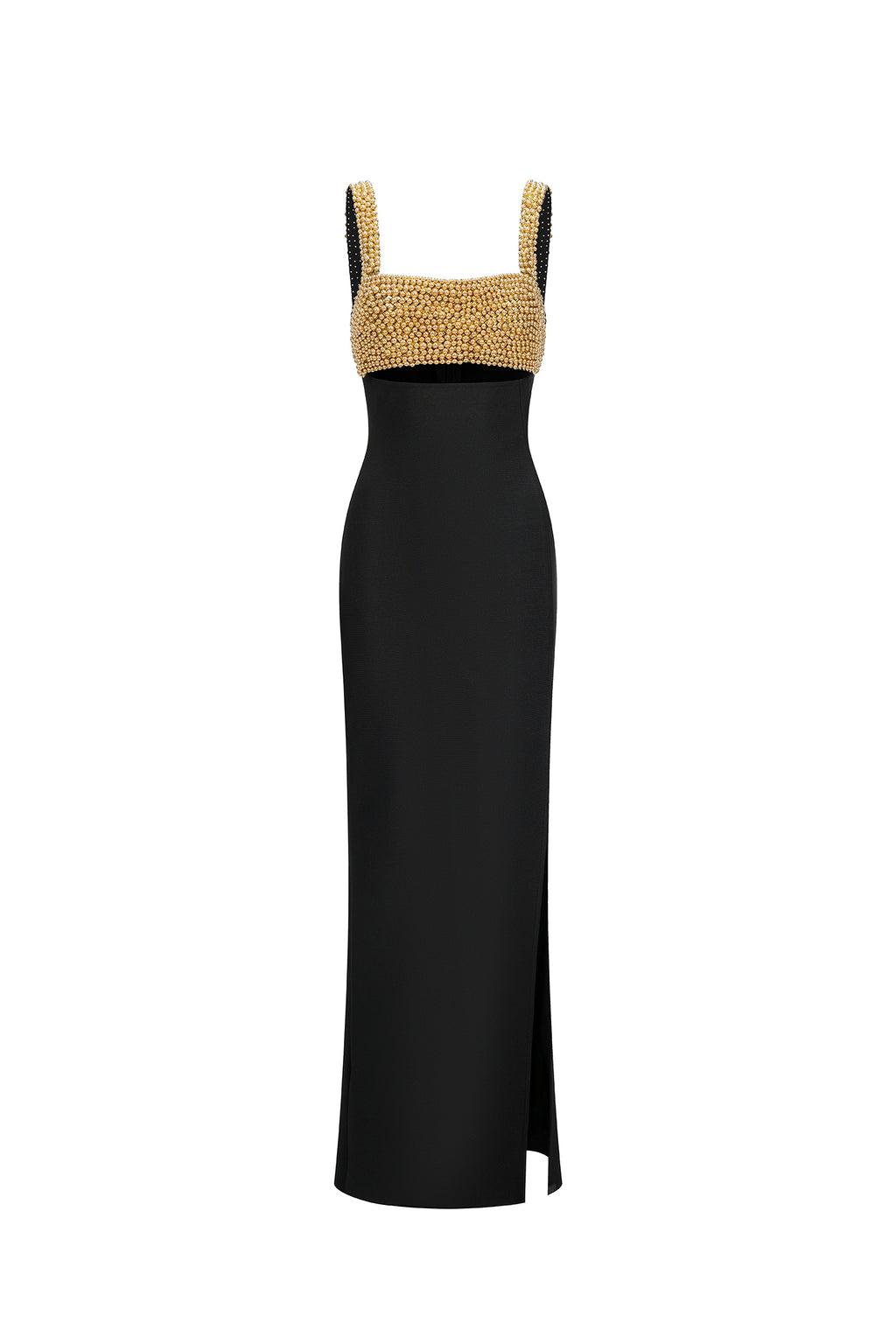 Katty High Slit Sleeveless Bandage Maxi Dress	