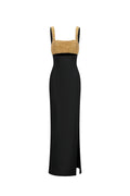 Katty High Slit Sleeveless Bandage Maxi Dress	