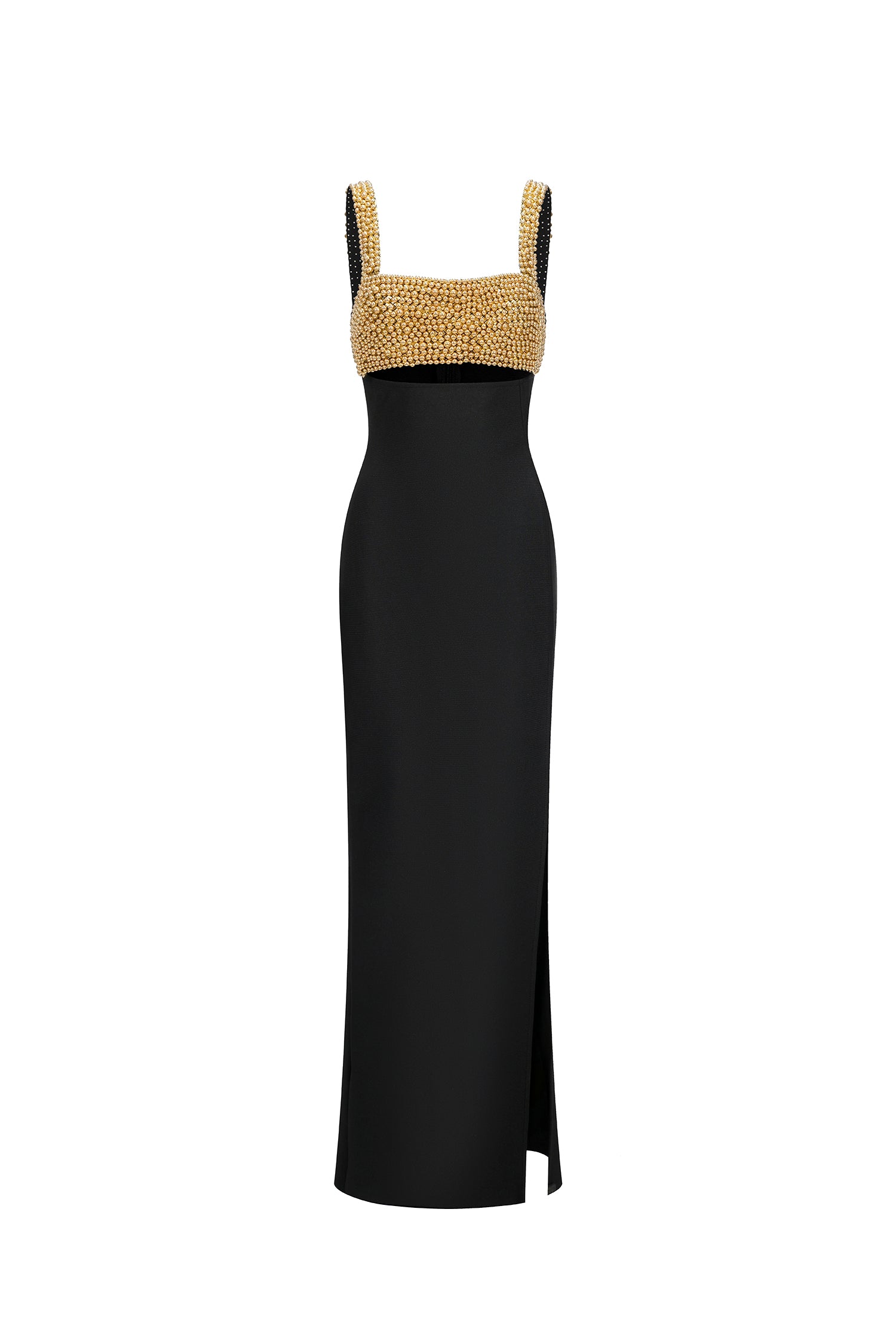 Katty High Slit Sleeveless Bandage Maxi Dress	