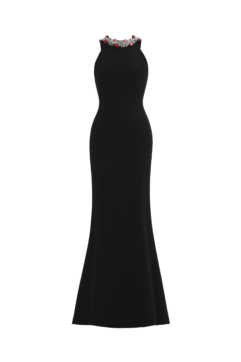 Hedar Sleeveless Backless Sequins Maxi Dress	