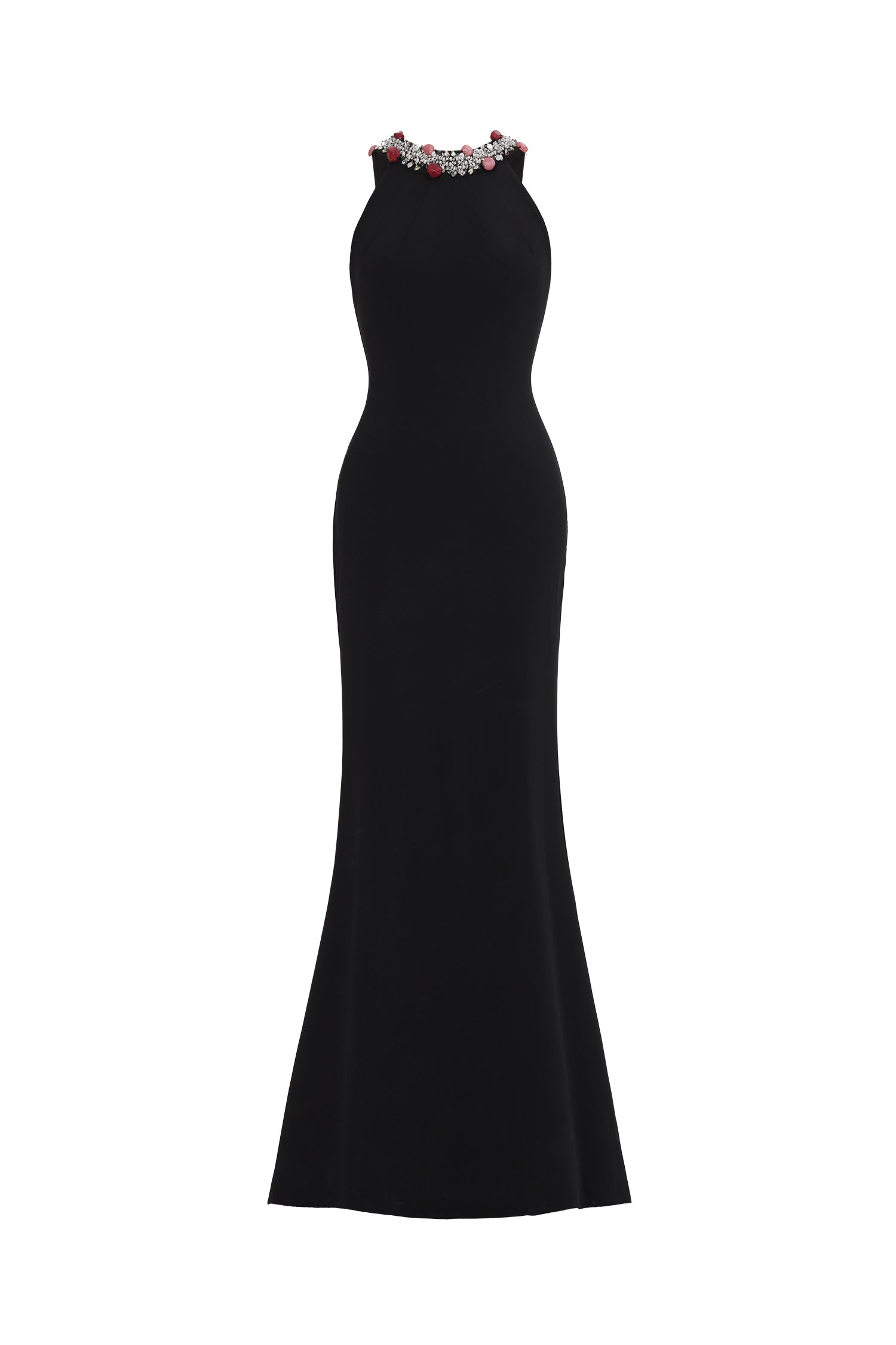 Hedar Sleeveless Backless Sequins Maxi Dress	