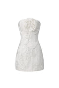 Renaa Kijin Handmade flowers Sequins mini dress	