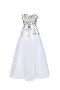 Joie Romantic Tailored Floral Embroidered Lace Maxi Dress	
