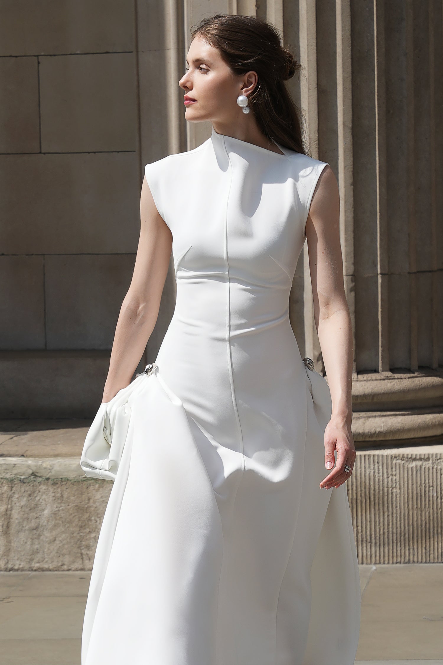 Paca Choker Sleeveless Maxi Dress	