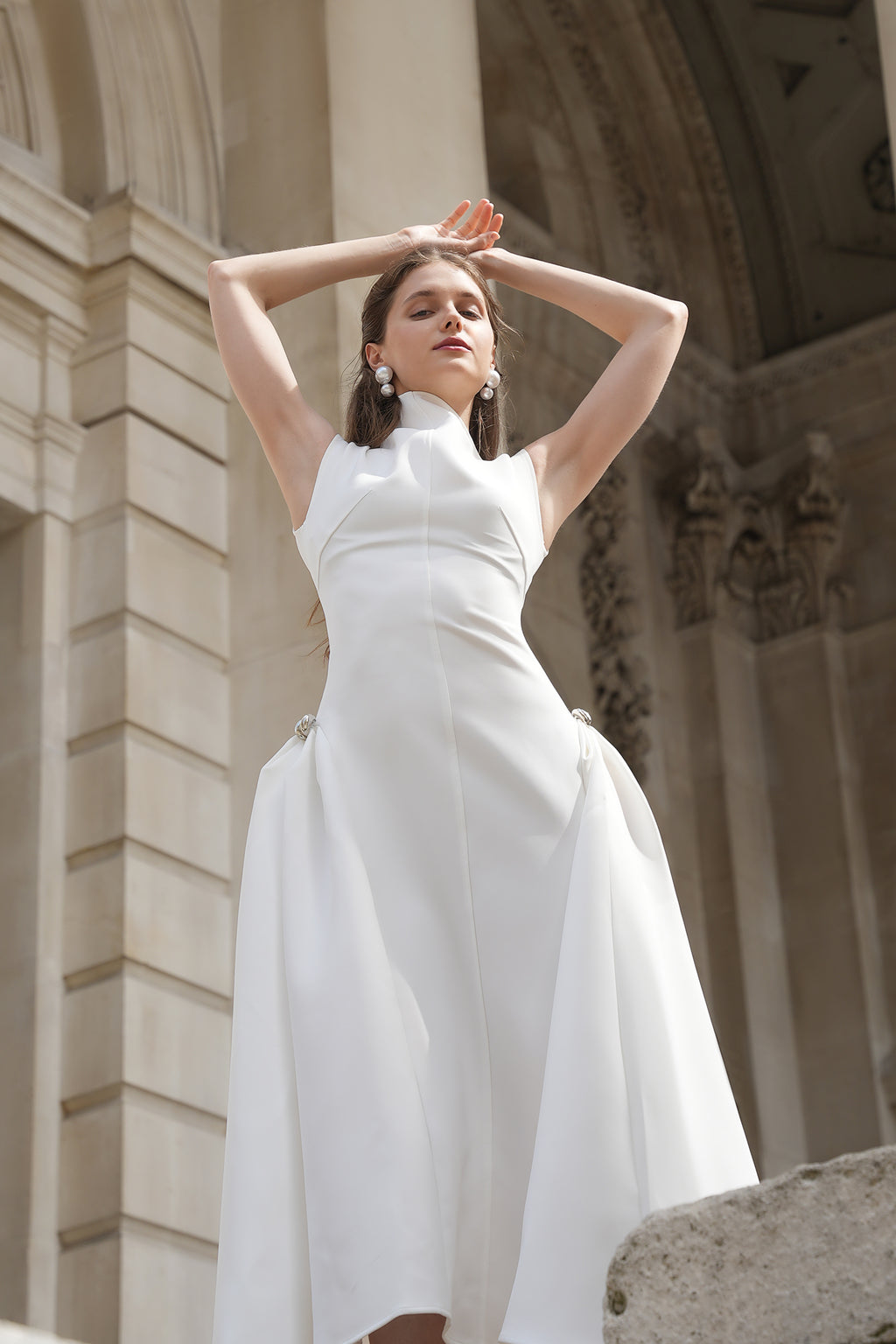Paca Choker Sleeveless Maxi Dress	