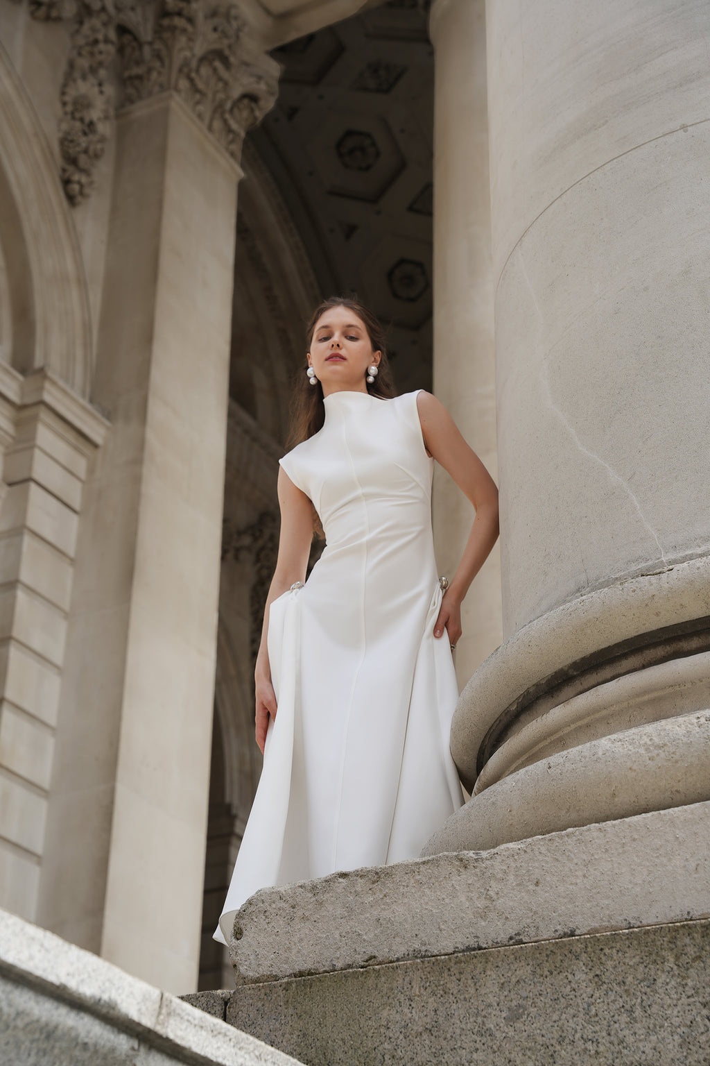 Paca Choker Sleeveless Maxi Dress	