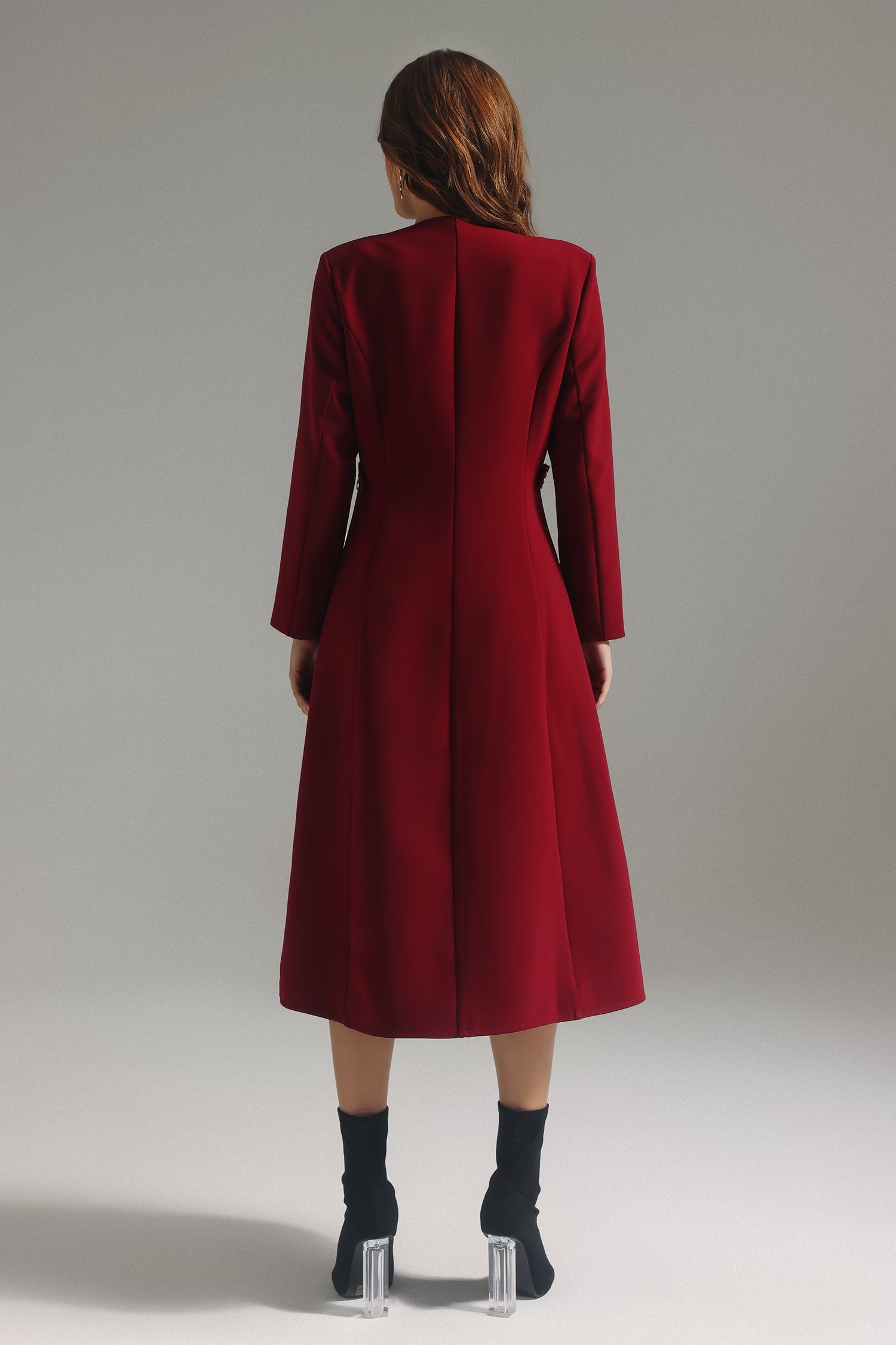 Hazel V Neck Commuter Dress	