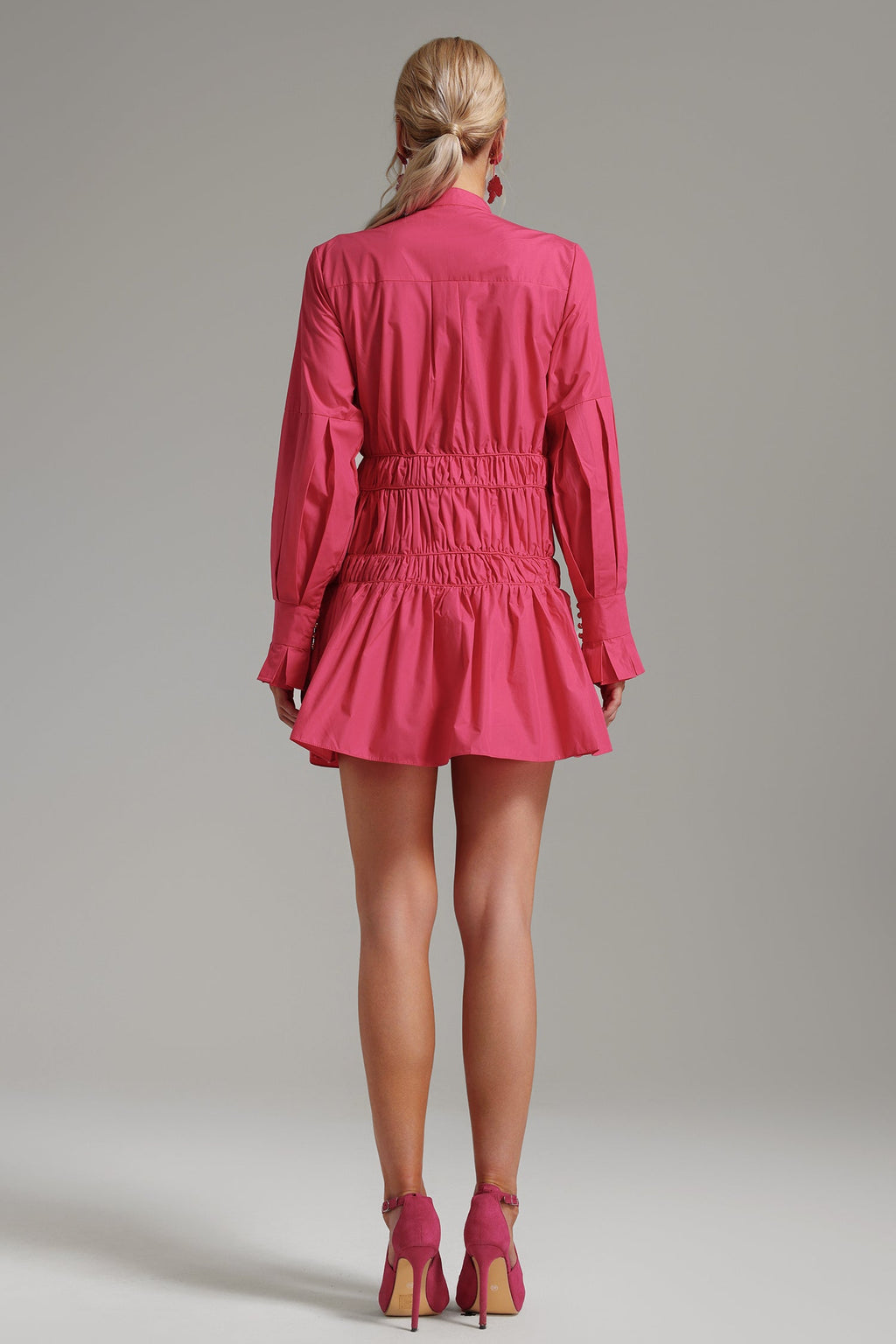 Nasim Shirred Mini Dress	