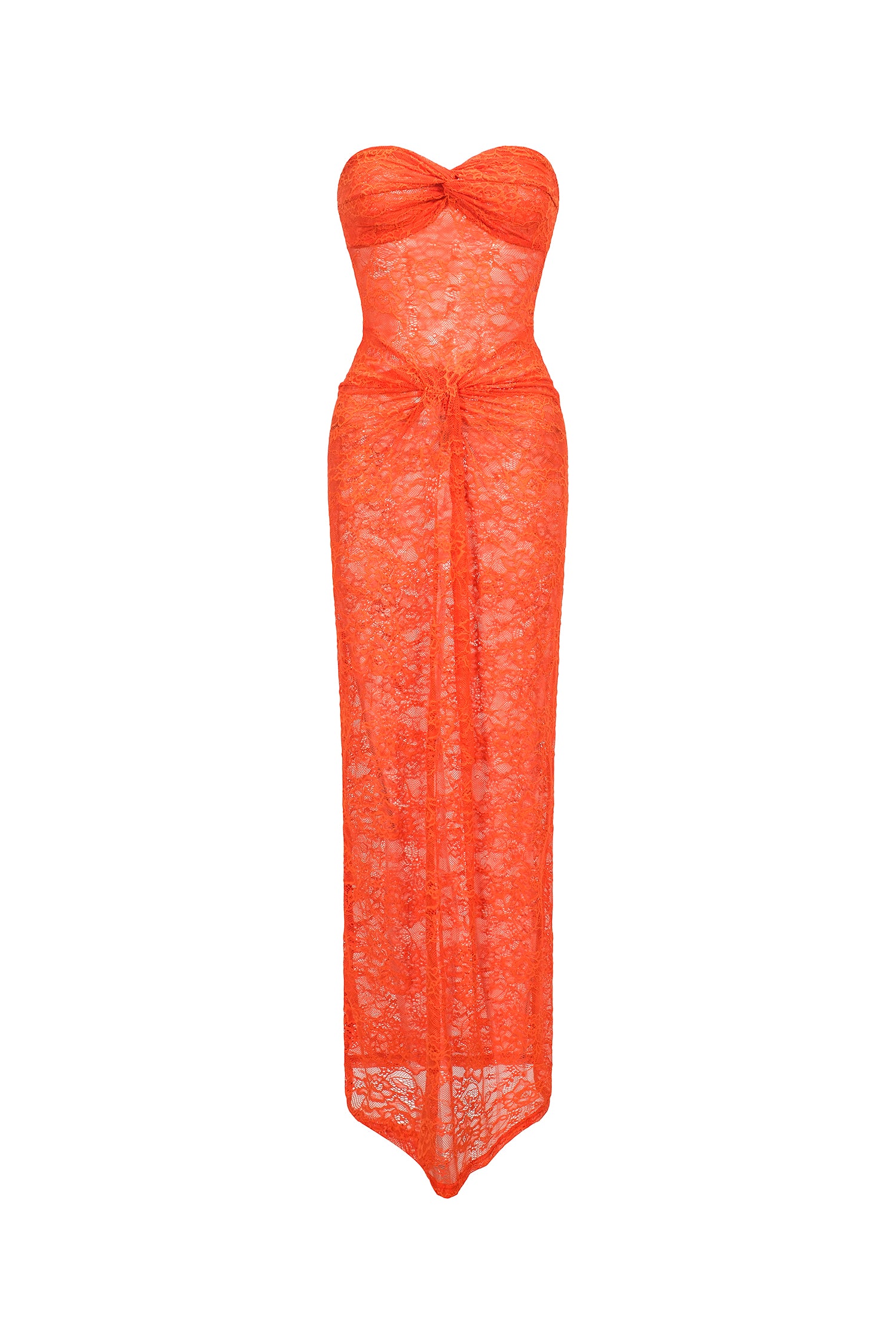 Selien Sleeveless Lace Maxi Dress	