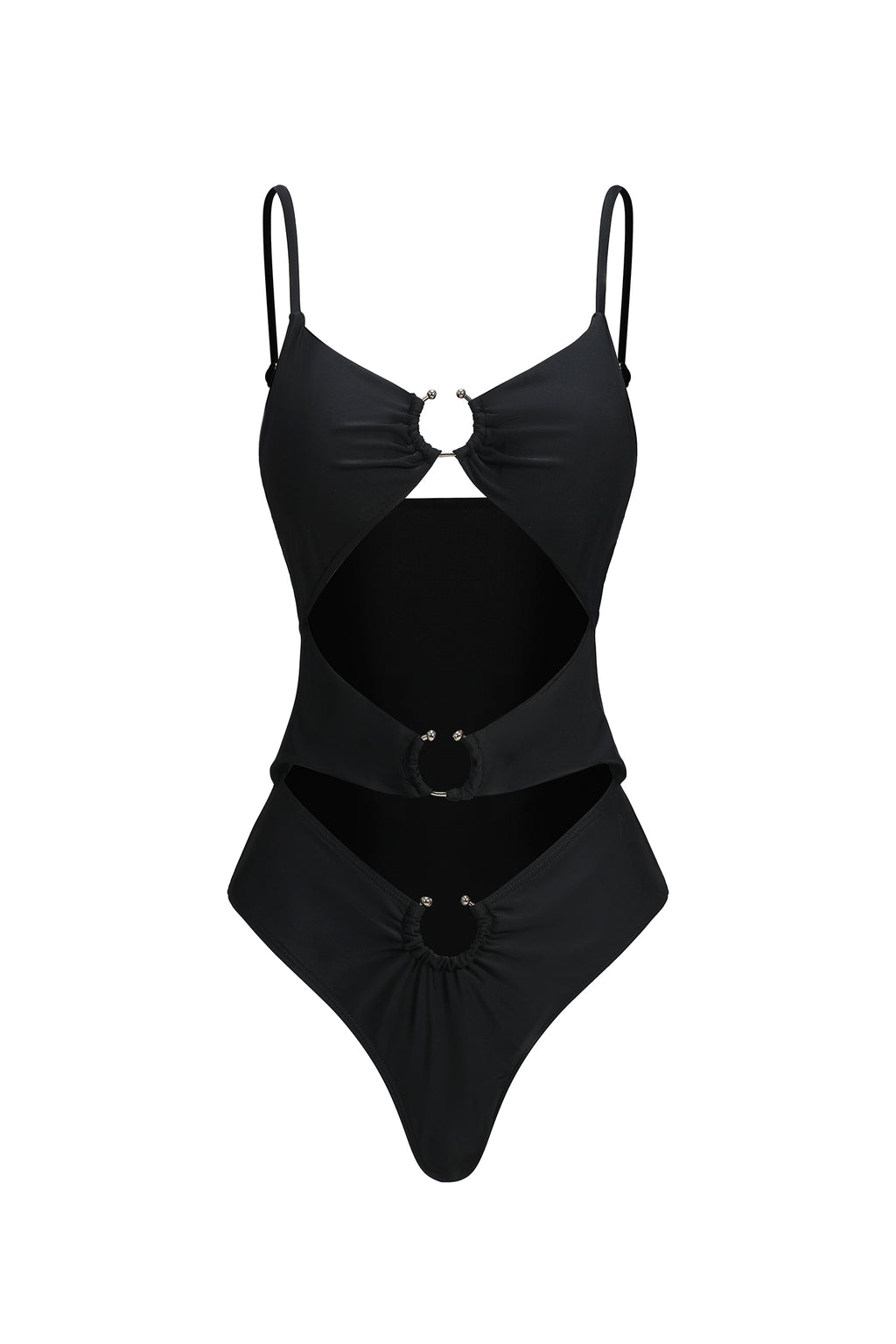 Johe Sleeveless Hollow out Mini Swimsuit	