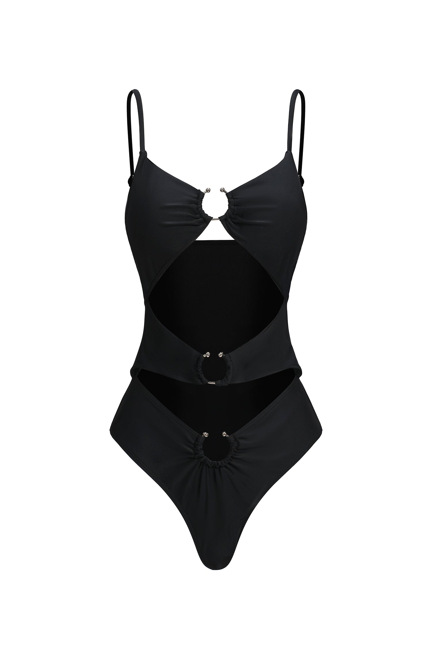 Johe Sleeveless Hollow out Mini Swimsuit	