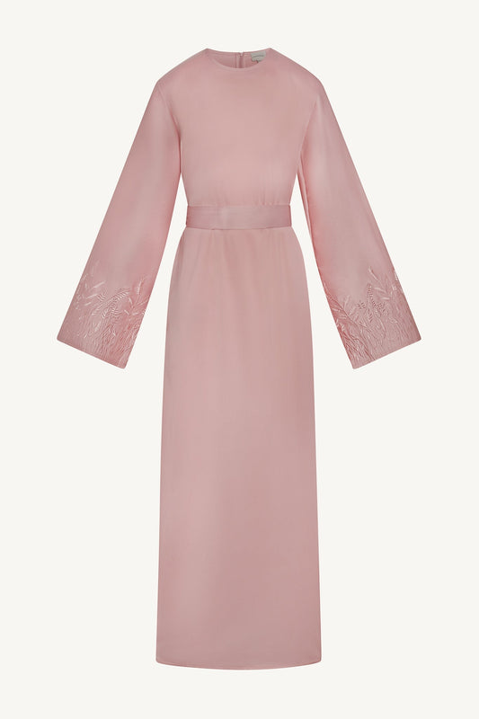 Ascia Embroidered Dress (Girls) - Pastel Pink
