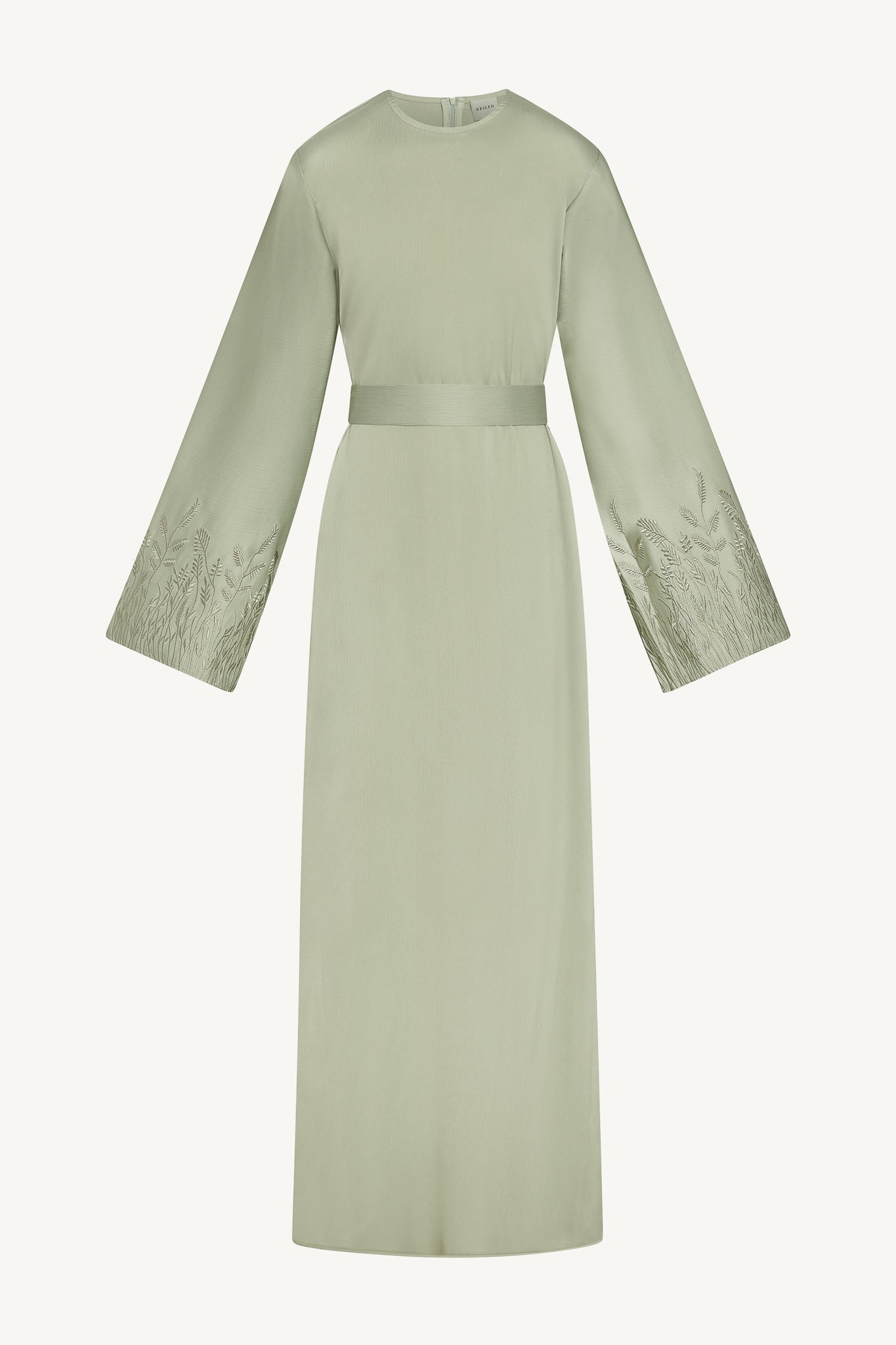 Ascia Embroidered Dress (Girls) - Pistachio
