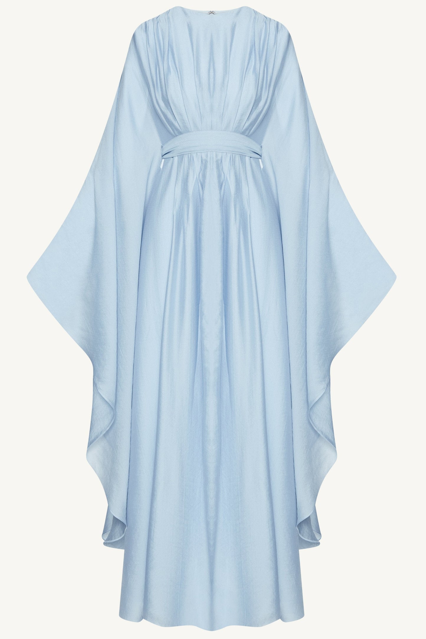 Aura Pleated Maxi Dress - Powder Blue