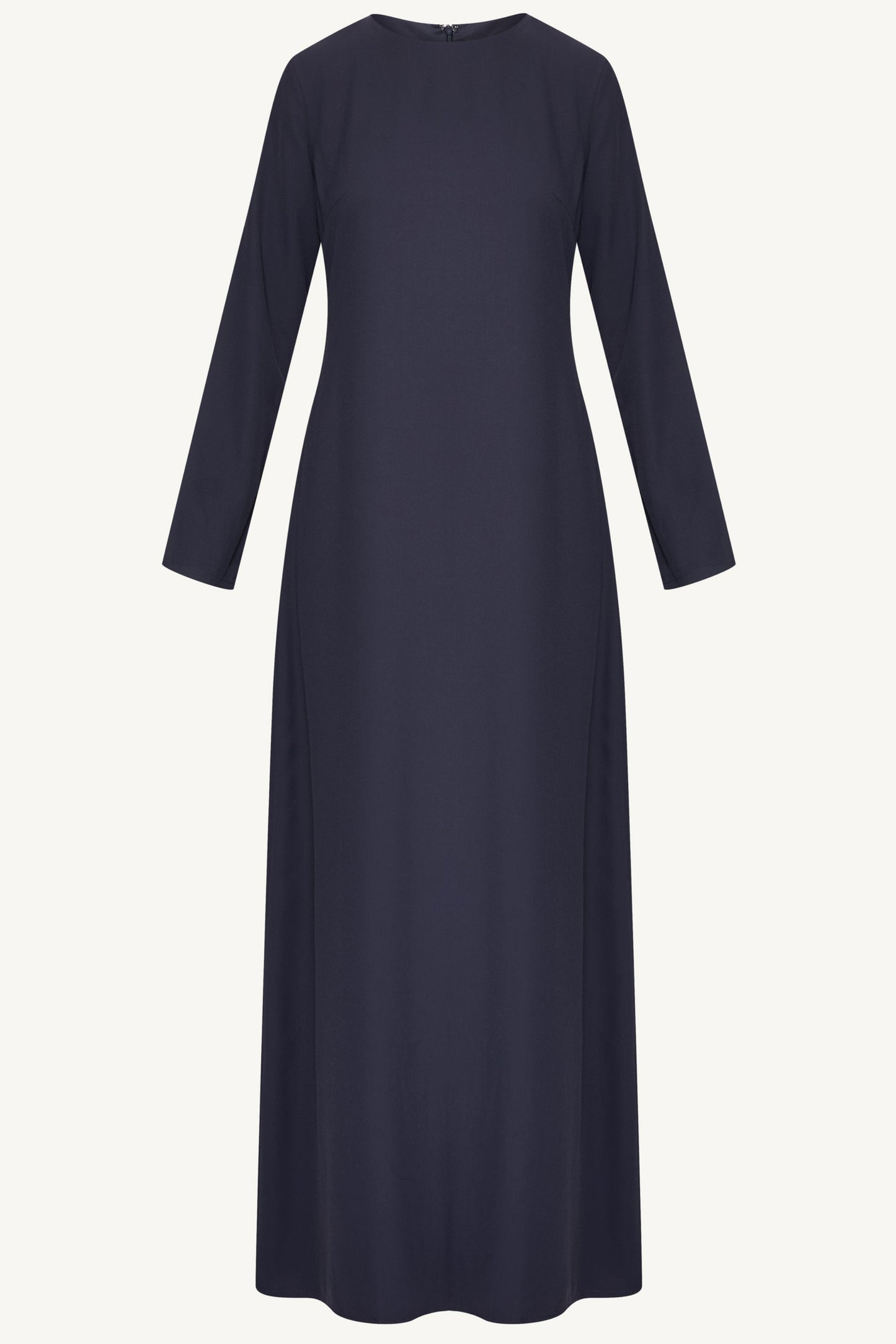 Basic Long Sleeve Maxi Dress - Night Sky