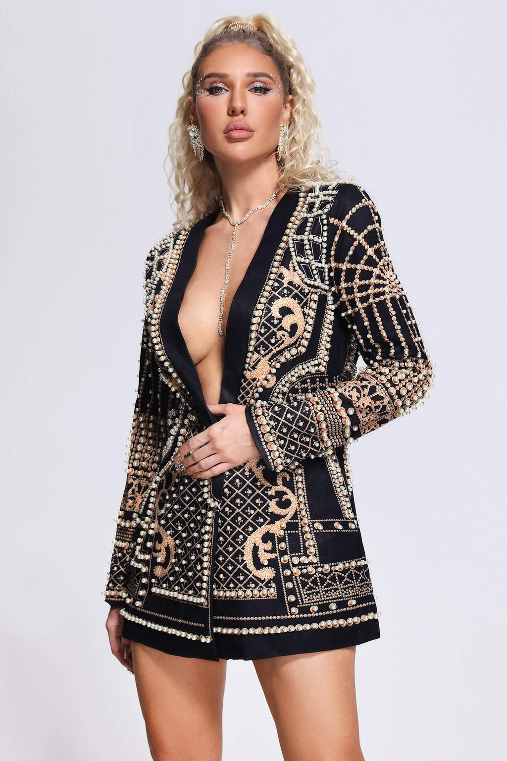 Dole Pearl Blazer Dress - Bellabarnett	