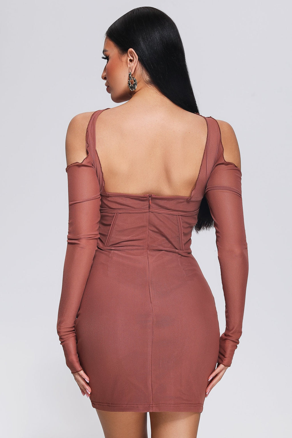 Slare Mesh Mini Dress	