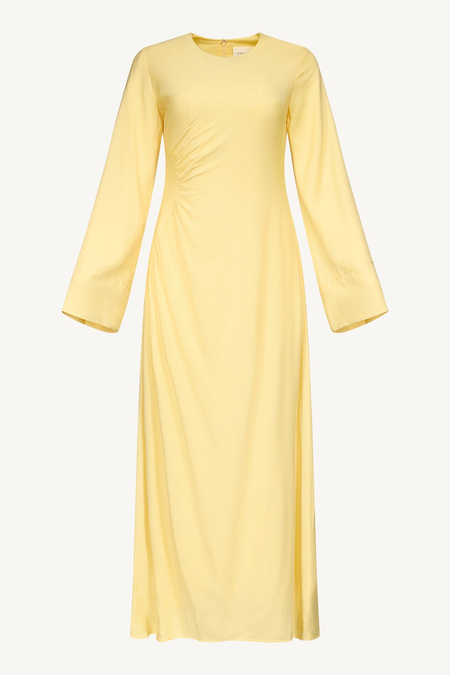 Mais Asymmetric Maxi Dress - Limon