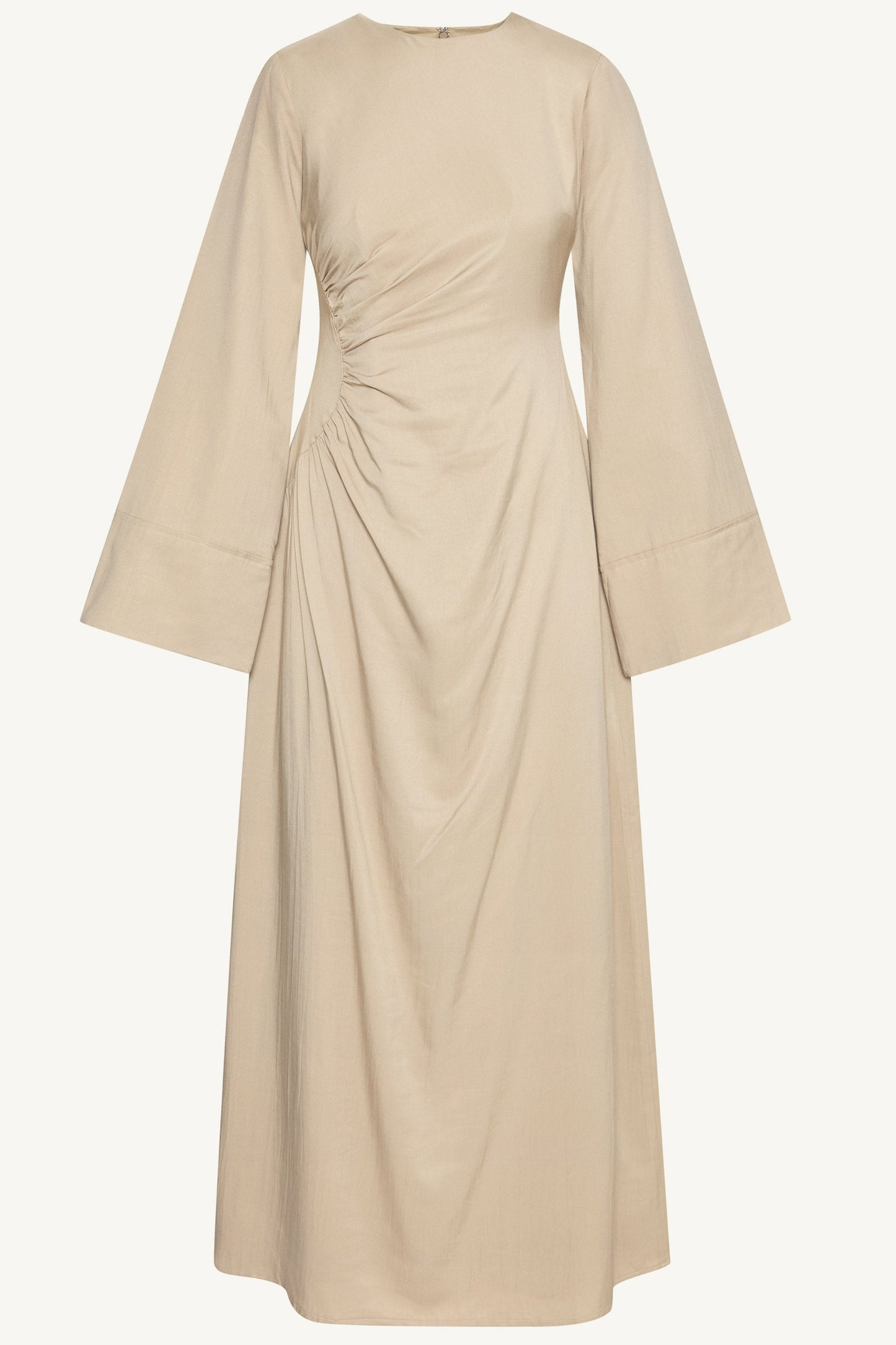 Mais Asymmetric Maxi Dress - Sand