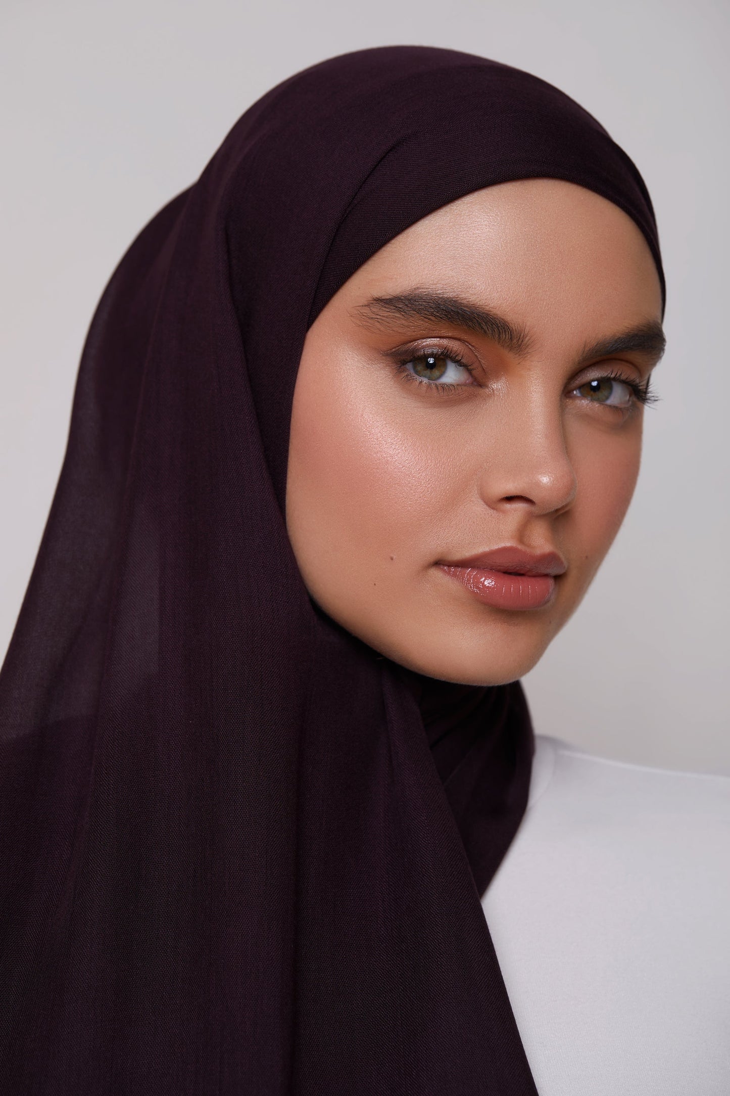 Modal Hijab - Chocolate Plum