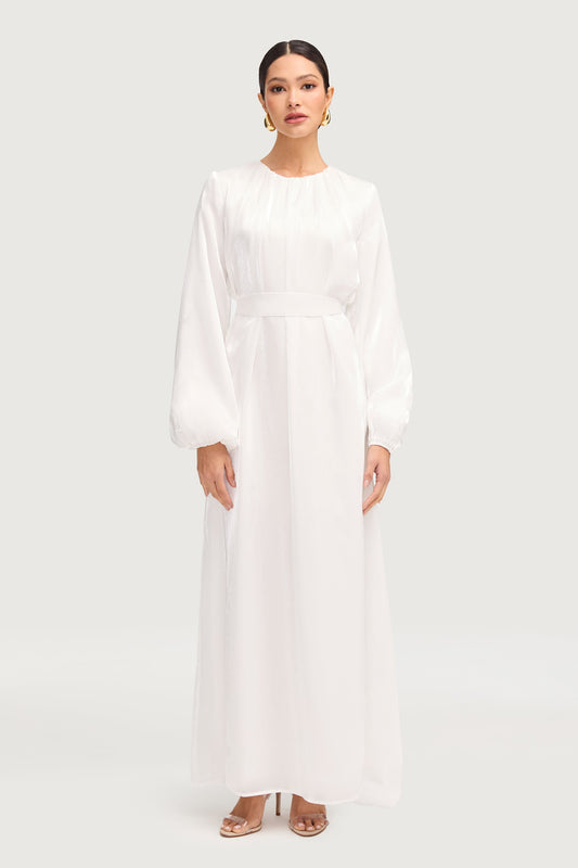 Muna Maxi Dress - White
