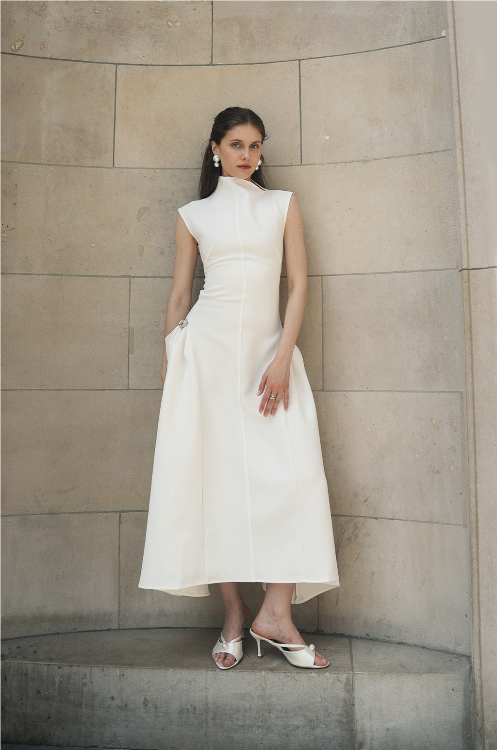 Paca Choker Sleeveless Maxi Dress	