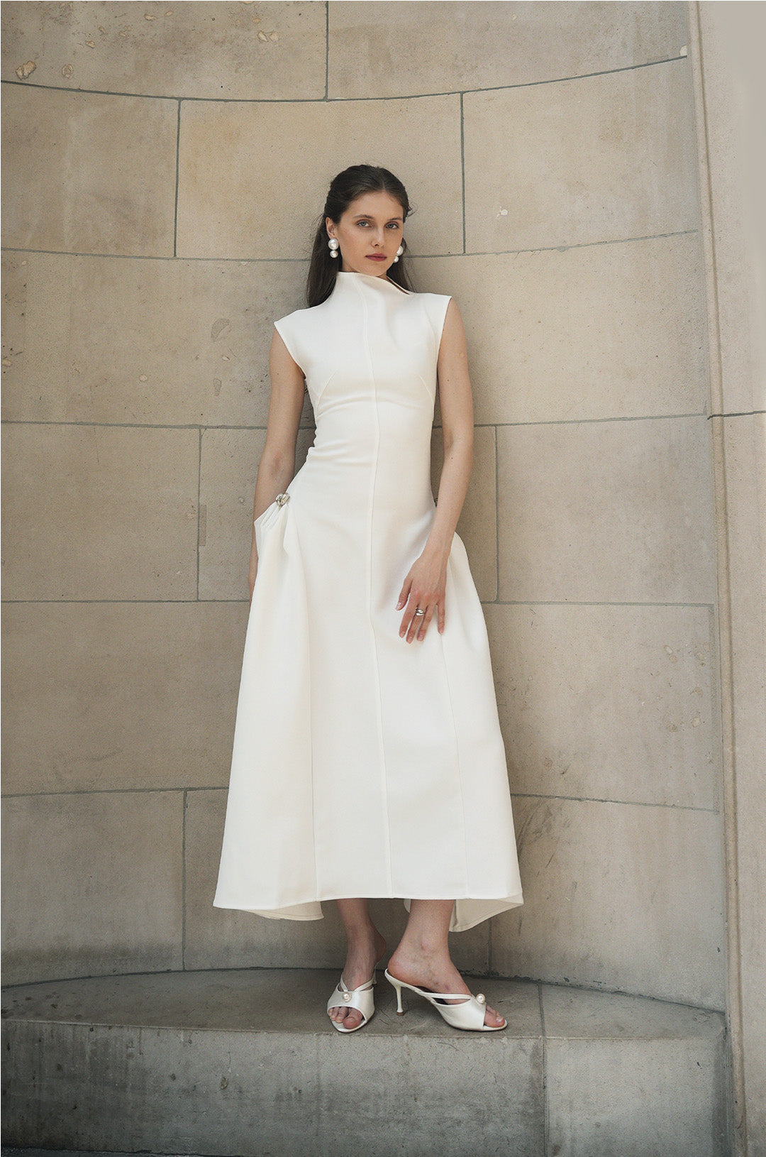 Paca Choker Sleeveless Maxi Dress	